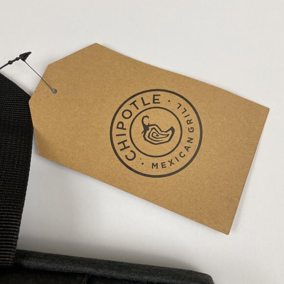 Chipotle Rolltop Backpack Laptop Sleeve Zip Closure Inside Divider Padded Canvas - Picture 3 of 10